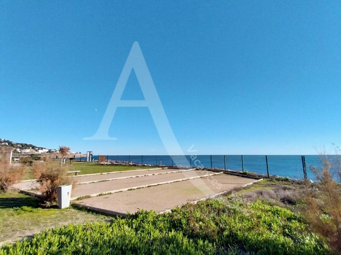 Studio 4 Pers, Pkg, 1Ere Ligne Mer, Piscine, Tennis Sète Extérieur photo