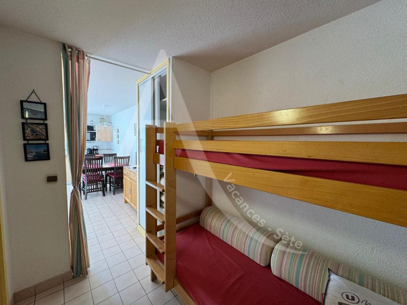 Studio 4 Pers, Pkg, 1Ere Ligne Mer, Piscine, Tennis Sète Extérieur photo