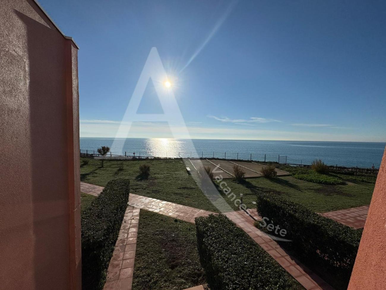 Studio 4 Pers, Pkg, 1Ere Ligne Mer, Piscine, Tennis Sète Extérieur photo