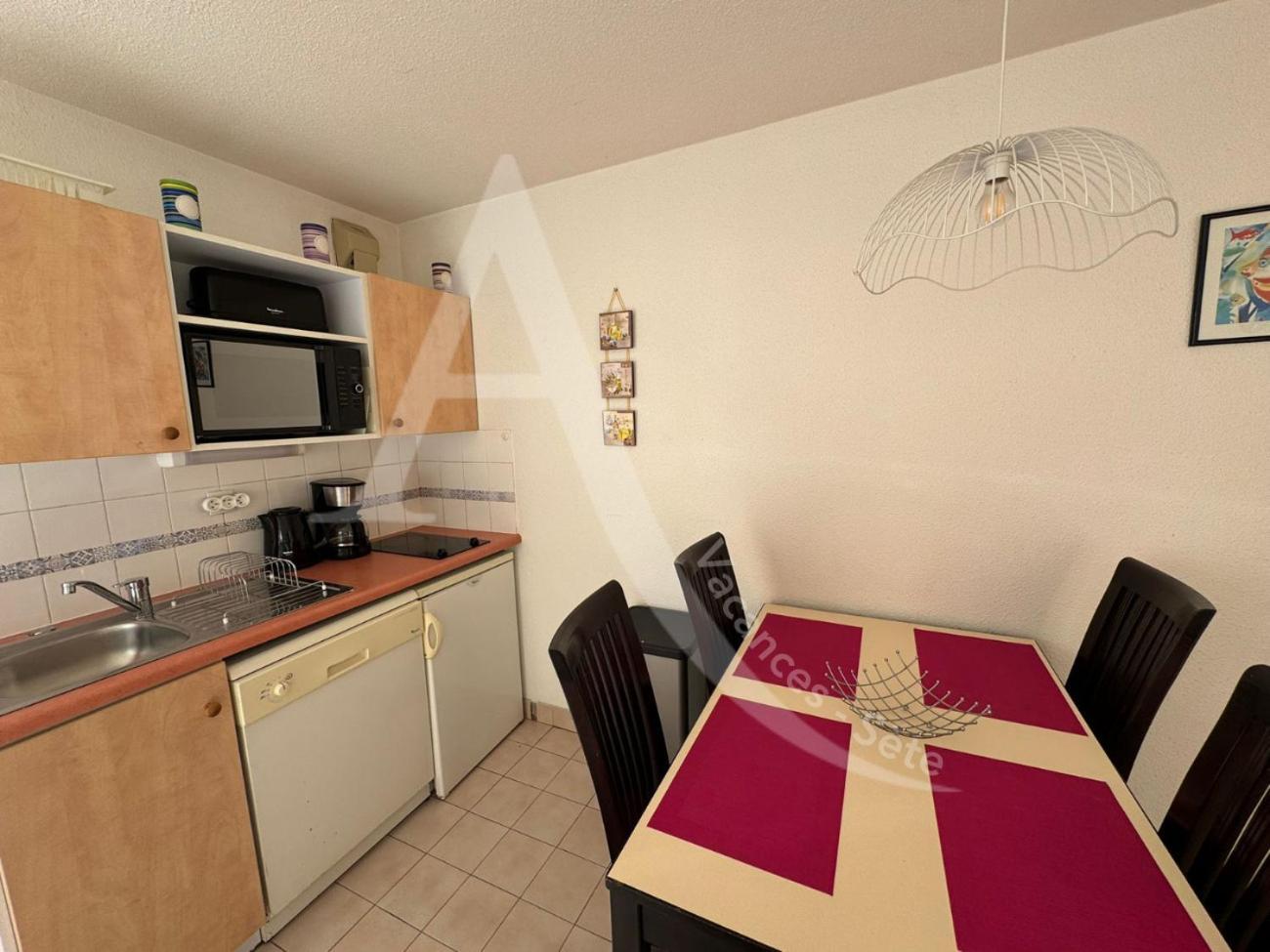 Studio 4 Pers, Pkg, 1Ere Ligne Mer, Piscine, Tennis Sète Extérieur photo