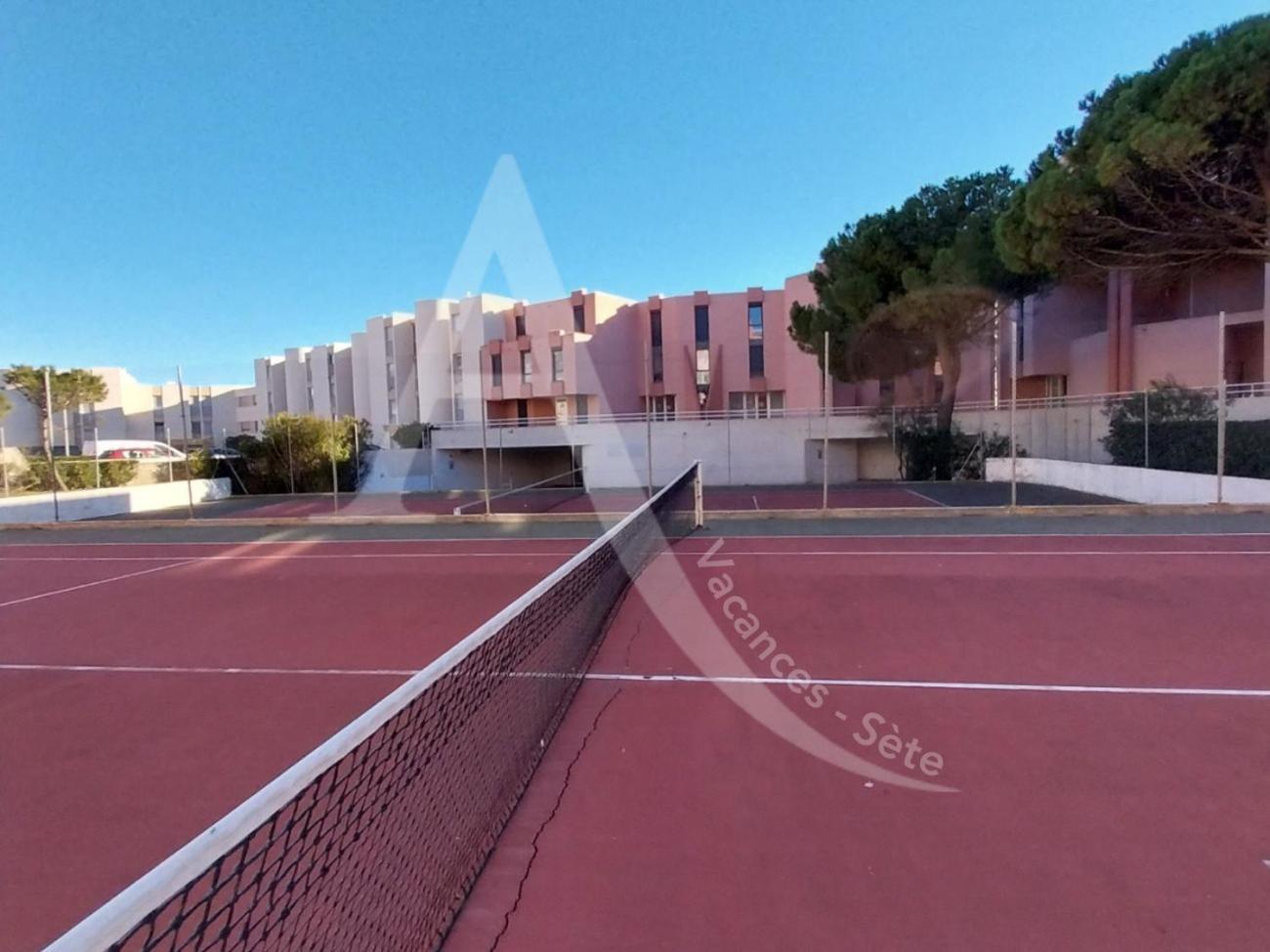 Studio 4 Pers, Pkg, 1Ere Ligne Mer, Piscine, Tennis Sète Extérieur photo